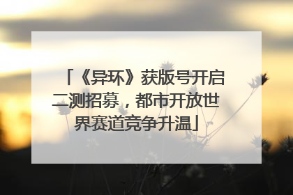 《异环》获版号开启二测招募，都市开放世界赛道竞争升温