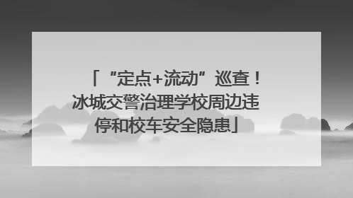 “定点+流动”巡查！冰城交警治理学校周边违停和校车安全隐患