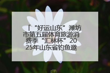 “好运山东”潍坊市第五届体育旅游消费季“汇林杯”2025年山东省钓鱼邀请赛成功举办