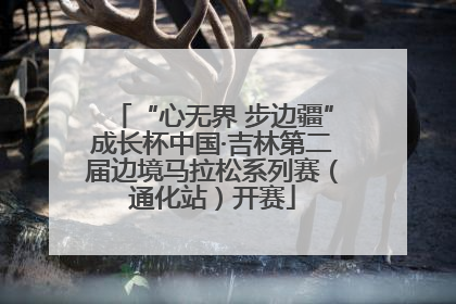 “心无界 步边疆”成长杯中国·吉林第二届边境马拉松系列赛（通化站）开赛