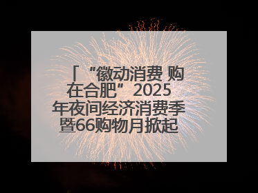 “徽动消费 购在合肥”2025年夜间经济消费季暨66购物月掀起消费热潮