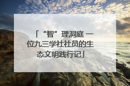 “智”理洞庭 一位九三学社社员的生态文明践行记
