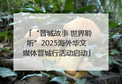 “晋城故事 世界聆听”2025海外华文媒体晋城行活动启动