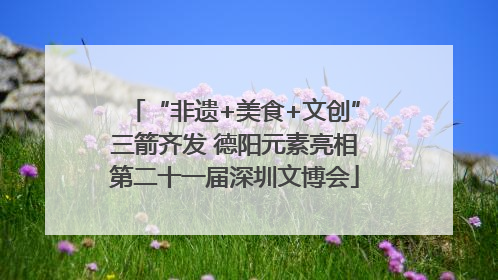 “非遗+美食+文创”三箭齐发 德阳元素亮相第二十一届深圳文博会