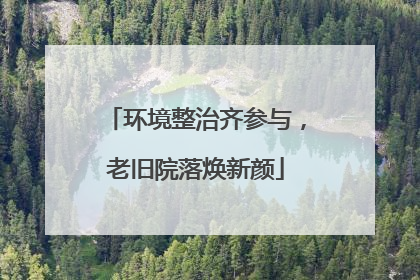 环境整治齐参与，老旧院落焕新颜