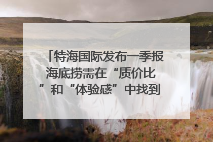 特海国际发布一季报 海底捞需在“质价比”和“体验感”中找到平衡｜新经济观察