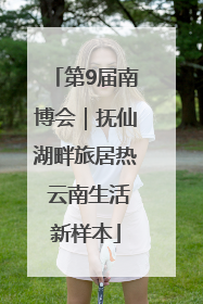 第9届南博会｜抚仙湖畔旅居热 云南生活新样本