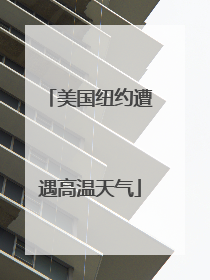 美国纽约遭遇高温天气