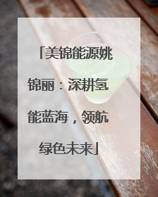 美锦能源姚锦丽：深耕氢能蓝海，领航绿色未来