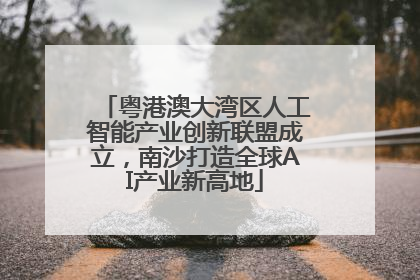 粤港澳大湾区人工智能产业创新联盟成立，南沙打造全球AI产业新高地