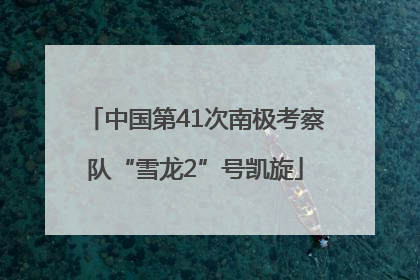 中国第41次南极考察队“雪龙2”号凯旋