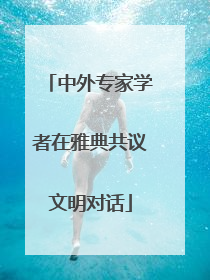 中外专家学者在雅典共议文明对话