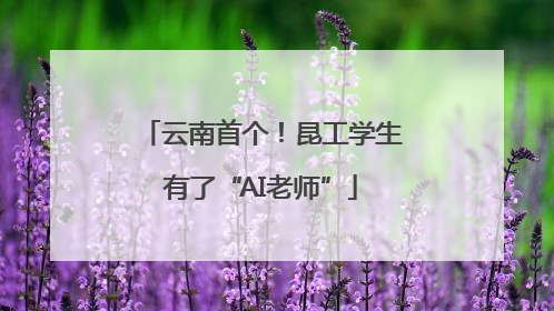 云南首个！昆工学生有了“AI老师”