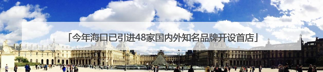 今年海口已引进48家国内外知名品牌开设首店