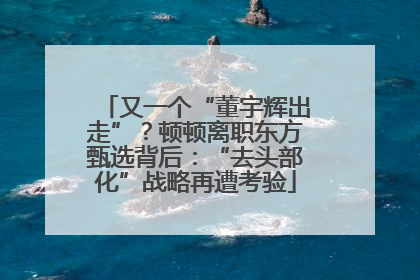 又一个“董宇辉出走”？顿顿离职东方甄选背后：“去头部化”战略再遭考验