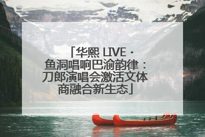 华熙 LIVE・鱼洞唱响巴渝韵律：刀郎演唱会激活文体商融合新生态