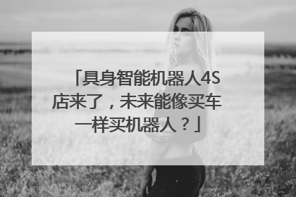 具身智能机器人4S店来了，未来能像买车一样买机器人？