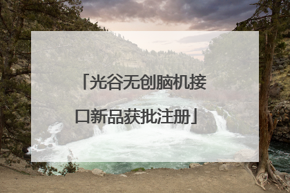 光谷无创脑机接口新品获批注册