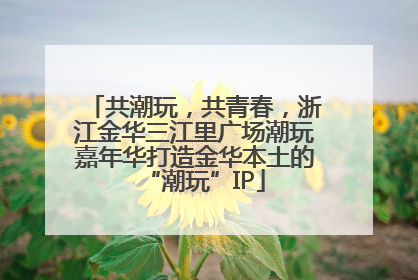 共潮玩，共青春，浙江金华三江里广场潮玩嘉年华打造金华本土的“潮玩”IP