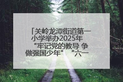 关岭龙潭街道第一小学举办2025年“牢记党的教导 争做强国少年”“六一”文艺汇演活动