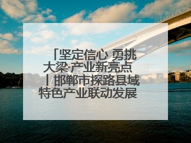 坚定信心 勇挑大梁·产业新亮点丨邯郸市探路县域特色产业联动发展：飞地，为好项目跨域安个家