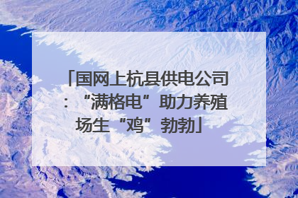 国网上杭县供电公司：“满格电”助力养殖场生“鸡”勃勃