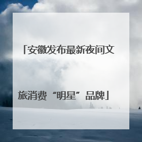 安徽发布最新夜间文旅消费“明星”品牌