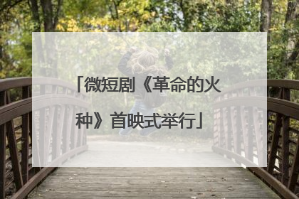 微短剧《革命的火种》首映式举行