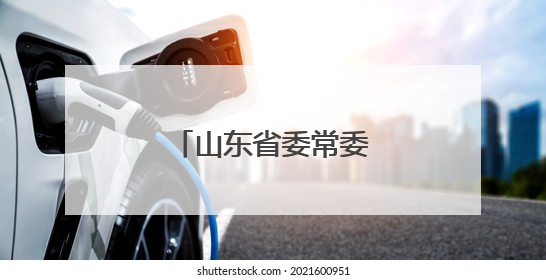 山东省委常委会召开会议