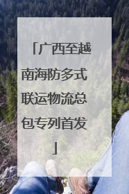 广西至越南海防多式联运物流总包专列首发