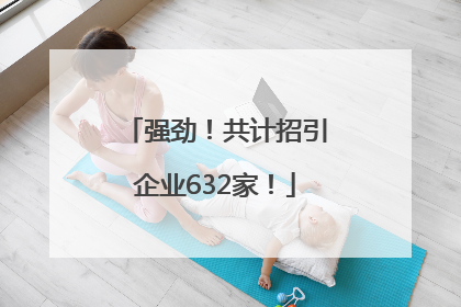强劲！共计招引企业632家！
