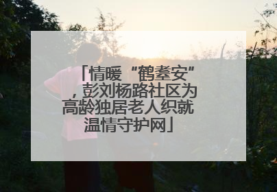 情暖“鹤耋安”，彭刘杨路社区为高龄独居老人织就温情守护网
