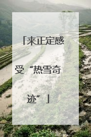 来正定感受“热雪奇迹”