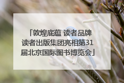 敦煌底蕴 读者品牌 读者出版集团亮相第31届北京国际图书博览会
