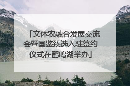 文体农融合发展交流会暨国鉴臻选入驻签约仪式在鹤鸣湖举办