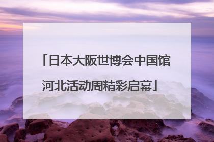 日本大阪世博会中国馆河北活动周精彩启幕