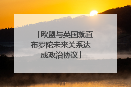 欧盟与英国就直布罗陀未来关系达成政治协议