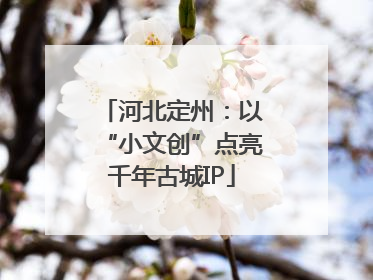 河北定州：以“小文创”点亮千年古城IP