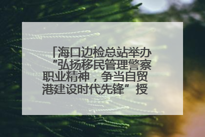 海口边检总站举办“弘扬移民管理警察职业精神，争当自贸港建设时代先锋”授课竞赛和演讲比赛