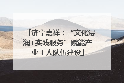 济宁嘉祥：“文化浸润+实践服务”赋能产业工人队伍建设