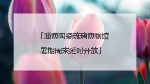 淄博陶瓷琉璃博物馆暑期周末延时开放