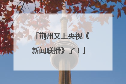 荆州又上央视《新闻联播》了！