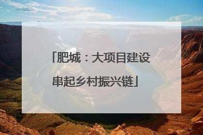 肥城：大项目建设串起乡村振兴链