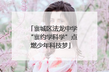 襄城区法龙中学“襄约学科学”点燃少年科技梦