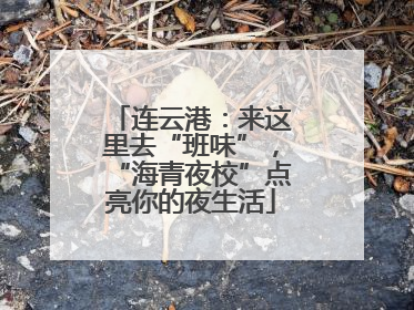 连云港：来这里去“班味”，“海青夜校”点亮你的夜生活