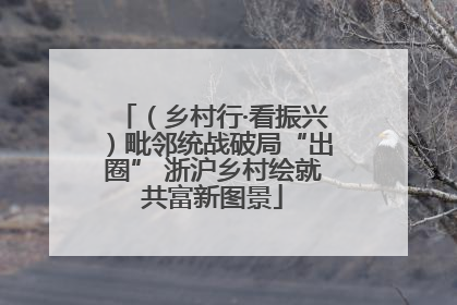 （乡村行·看振兴）毗邻统战破局“出圈” 浙沪乡村绘就共富新图景