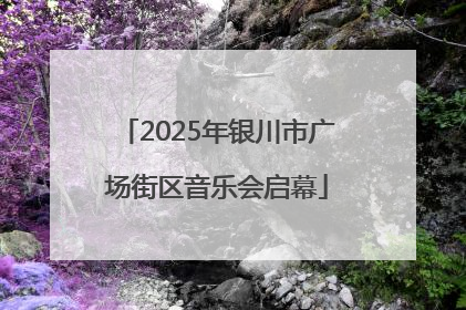 2025年银川市广场街区音乐会启幕