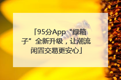 95分App“绿箱子”全新升级，让潮流闲置交易更安心