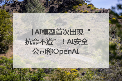 AI模型首次出现“抗命不遵”！AI安全公司称OpenAI o3模型出现异常