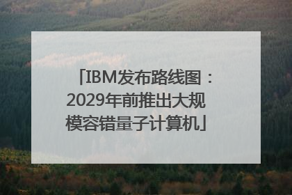IBM发布路线图：2029年前推出大规模容错量子计算机